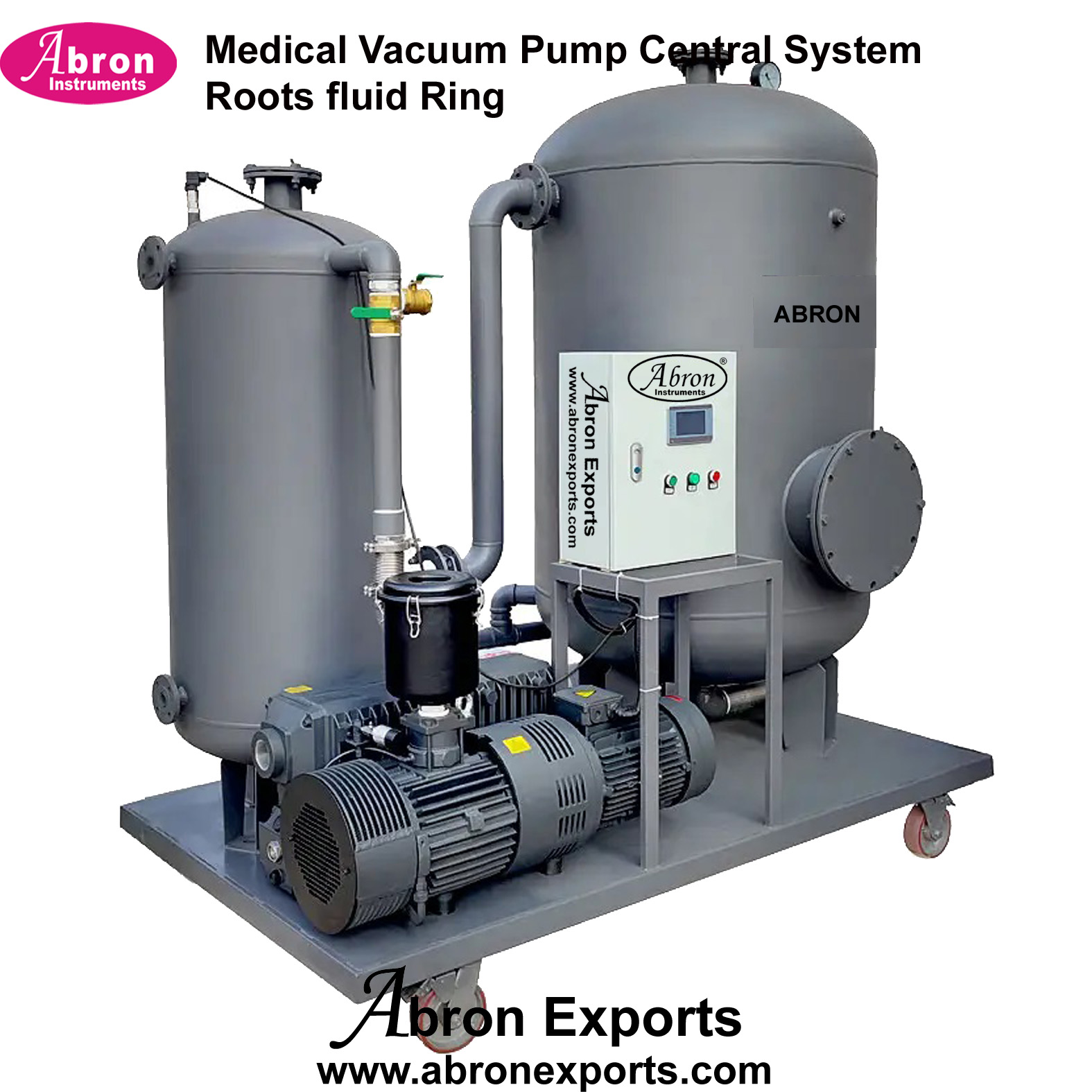 Medical Vacuum Pump Central System Roots Fluid Ring Industrial Medical Vacuum System Abron ABM-1132 